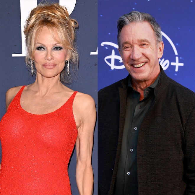Pamela Anderson Addresses Tim Allen's Denial to Flashing Her on TV Set Pamela Anderson Addresses Tim Allen's Denial to Flashing Her on TV Set